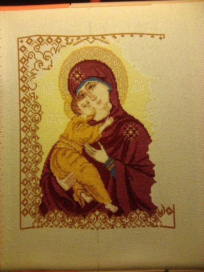 Этап процесса «Владимирская Богоматерь»