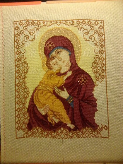 Этап процесса «Владимирская Богоматерь»