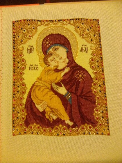 Этап процесса «Владимирская Богоматерь»