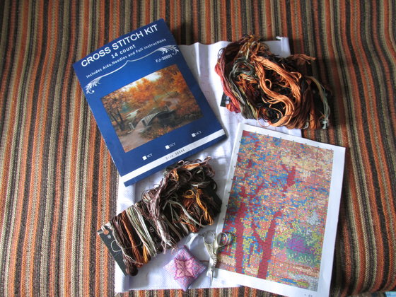 Этап процесса «"Осень в парке"»