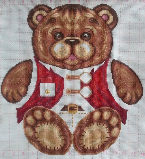 Этап процесса «Подушка Мишка Топтыгин»