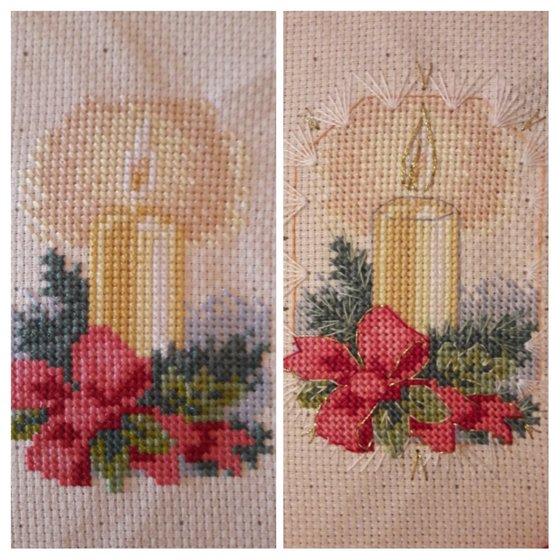 Этап процесса «Christmas Keepsake Ornaments  Dimensions»