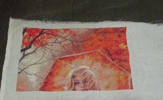 Этап процесса «Девушка осень»