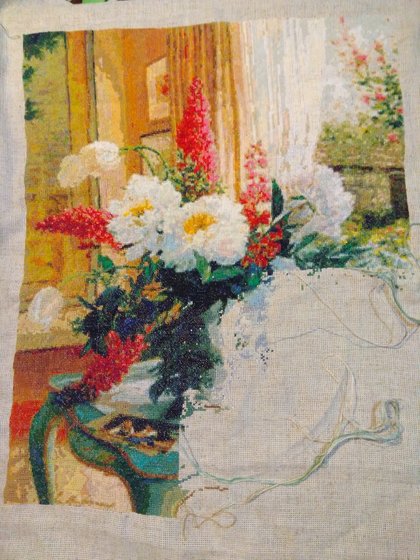 Этап процесса «Роскошный букет»