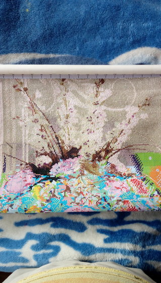 Этап процесса «прекрасные розы.»