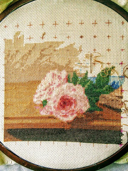 Этап процесса «Розовый вальс»