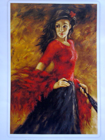 Этап процесса «Танцовщица»