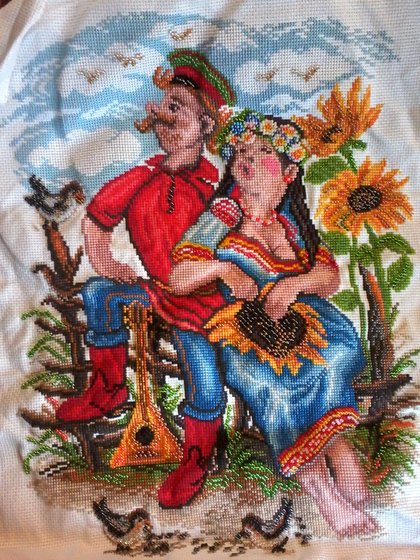 Этап процесса «Двое у околицы»