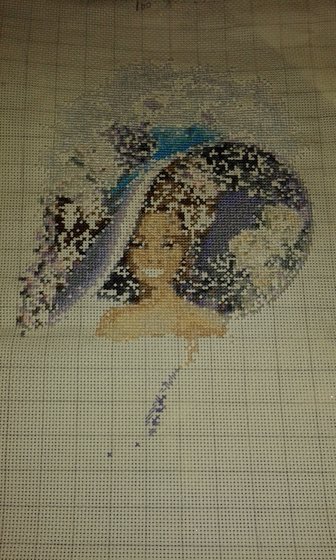 Этап процесса «Леди в голубом»