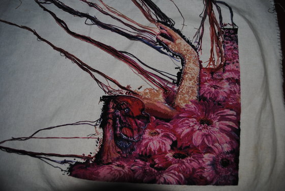 Этап процесса «Тайная вышивка»