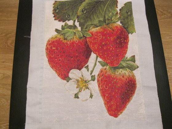 Этап процесса «Закончила вышивку по схеме с сайта»