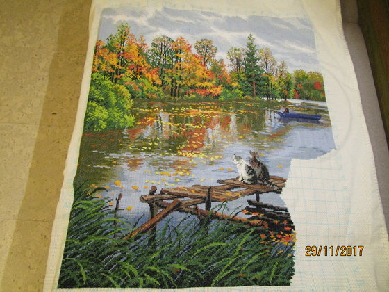 Этап процесса «Ждем улова (Маруська и Котовский)»