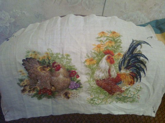 Этап процесса «Петушиная семья»