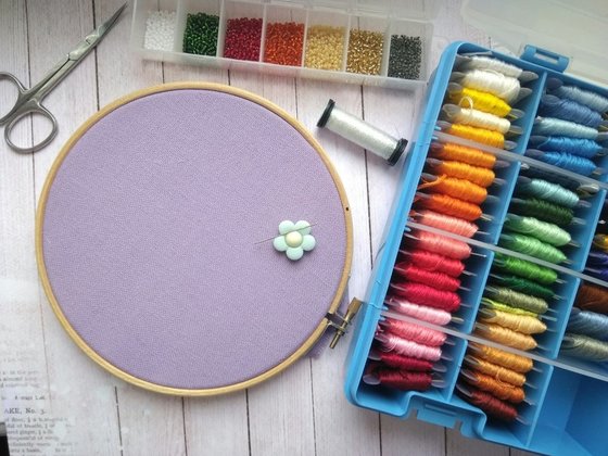 Этап процесса «Мои первые шовчики»