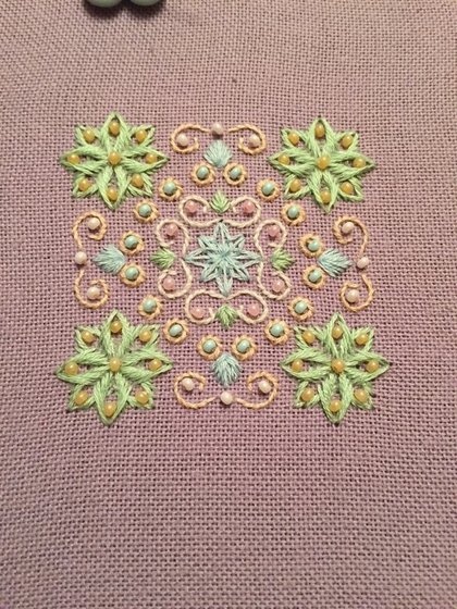 Этап процесса «Мои первые шовчики»