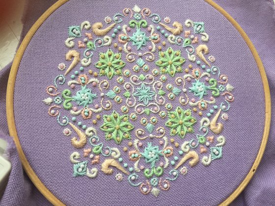 Этап процесса «Мои первые шовчики»