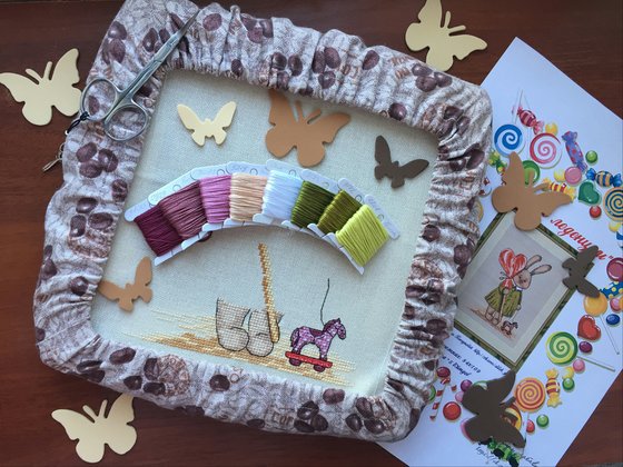 Этап процесса «Зайка с леденцом "Анастасия Еремеева"»