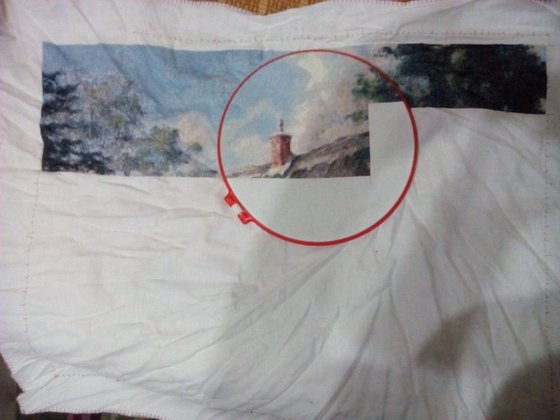 Этап процесса «Сказочный домик по картине Marty Bell»