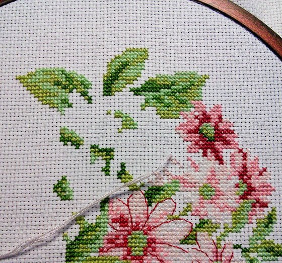 Этап процесса «Цветочки»