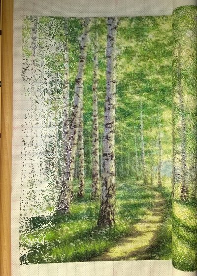 Этап процесса «Березовая роща»