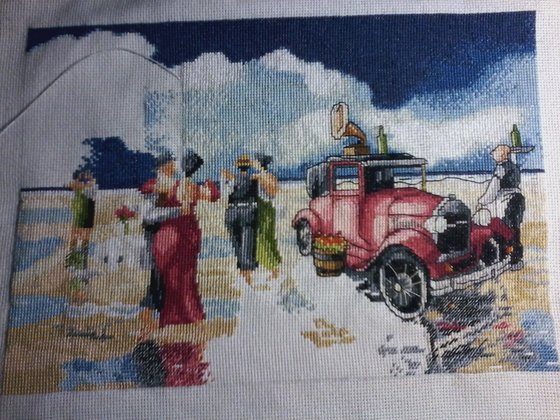 Этап процесса «-design works пляжный вальс»