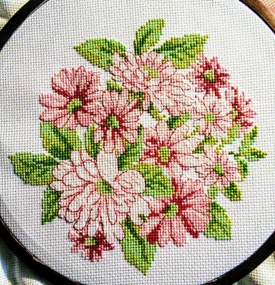 Этап процесса «Цветочки»