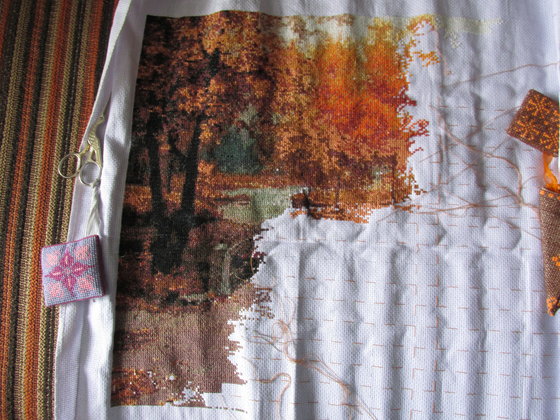 Этап процесса «"Осень в парке"»