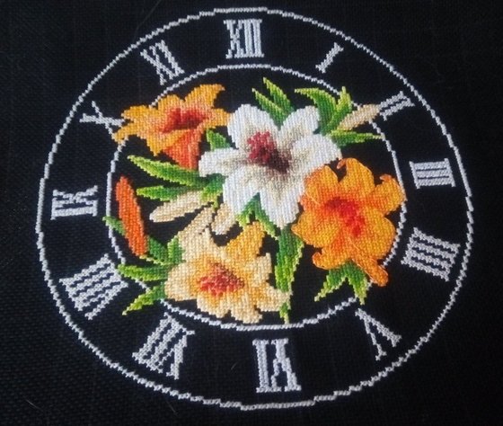 Этап процесса «Часы Белые лилии»