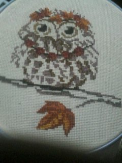 Этап процесса «"Совёнок осенью"»