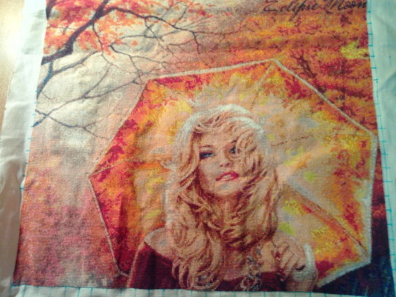 Этап процесса «Девушка - Осень»