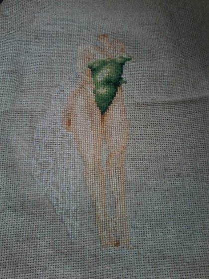 Этап процесса «фея в перьях»