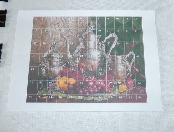 Этап процесса «Очарование серебра»