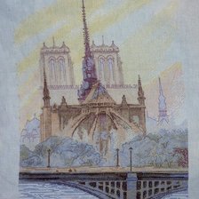 Процесс «Нотр-Дам, набор Crystal Art»