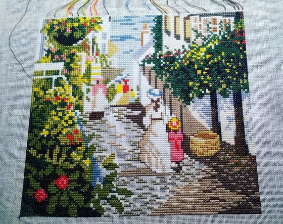 Этап процесса «Город у берега моря»