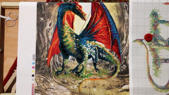 Этап процесса «Лесной дракон»