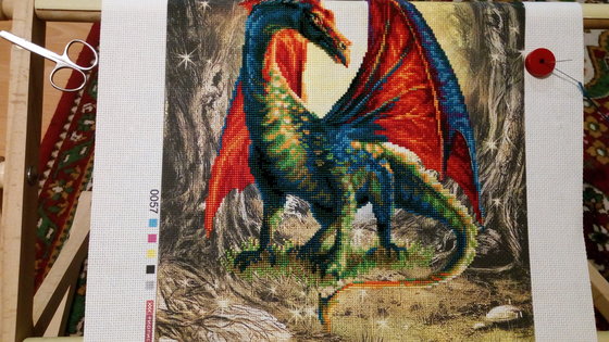 Этап процесса «Лесной дракон»