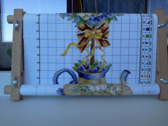 Этап процесса «Магнолия в чайнике»