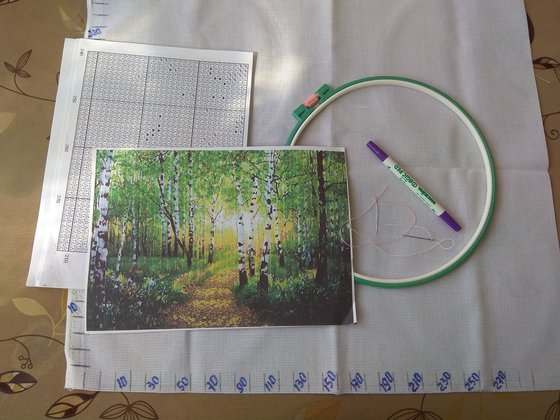 Этап процесса «Березовая роща.»