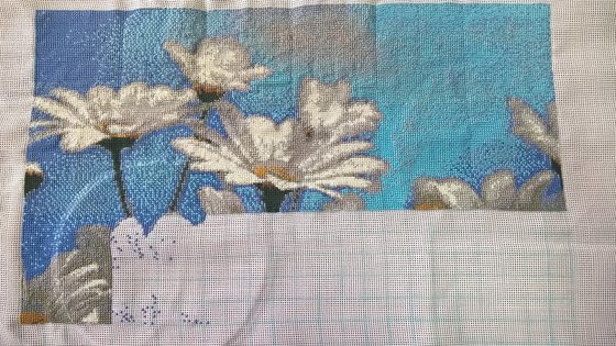 Этап процесса «ромашки для крестницы»