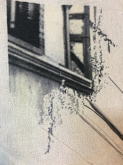 Этап процесса «Розовое настроение»