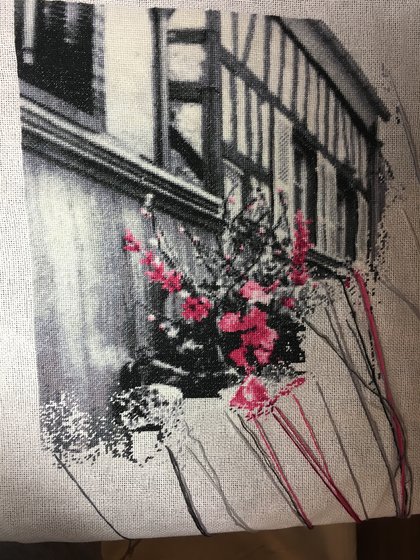 Этап процесса «Розовое настроение»