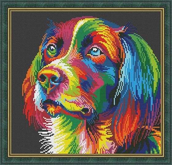 Этап процесса «Радужный пес»