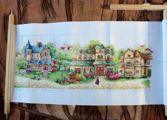 Этап процесса «Зеленая деревенька»