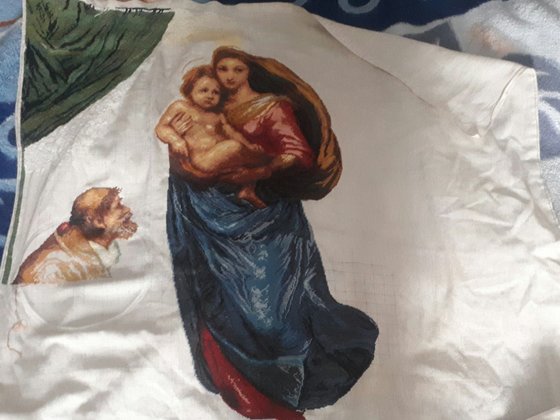 Этап процесса «Сикстинская Мадонна»