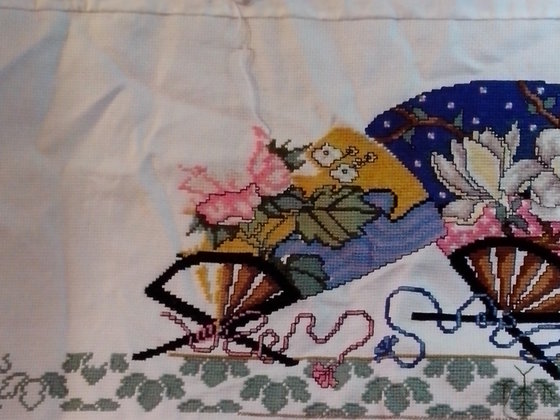 Этап процесса «Китайские веера»