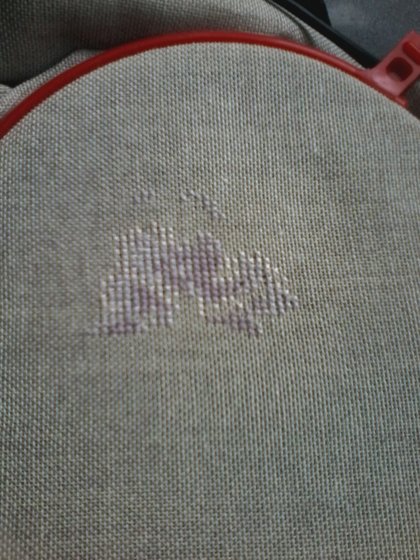 Этап процесса «платье для внучки»