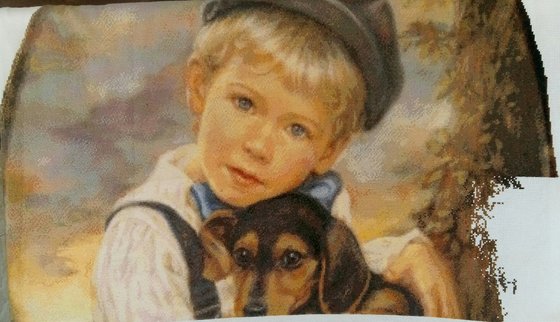 Этап процесса «ПОРТРЕТ МАЛЬЧИКА»