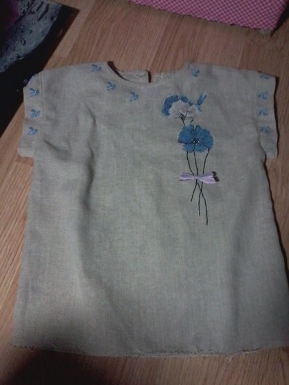 Этап процесса «платье для внучки»