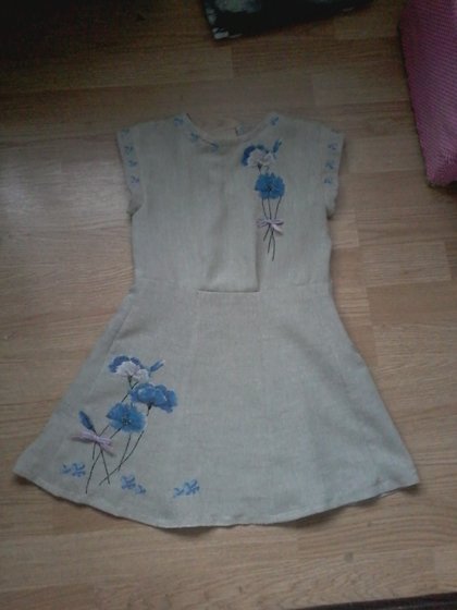 Этап процесса «платье для внучки»