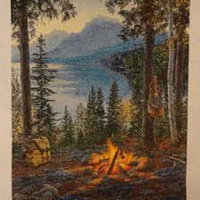 Процесс «Рассвет над озером»